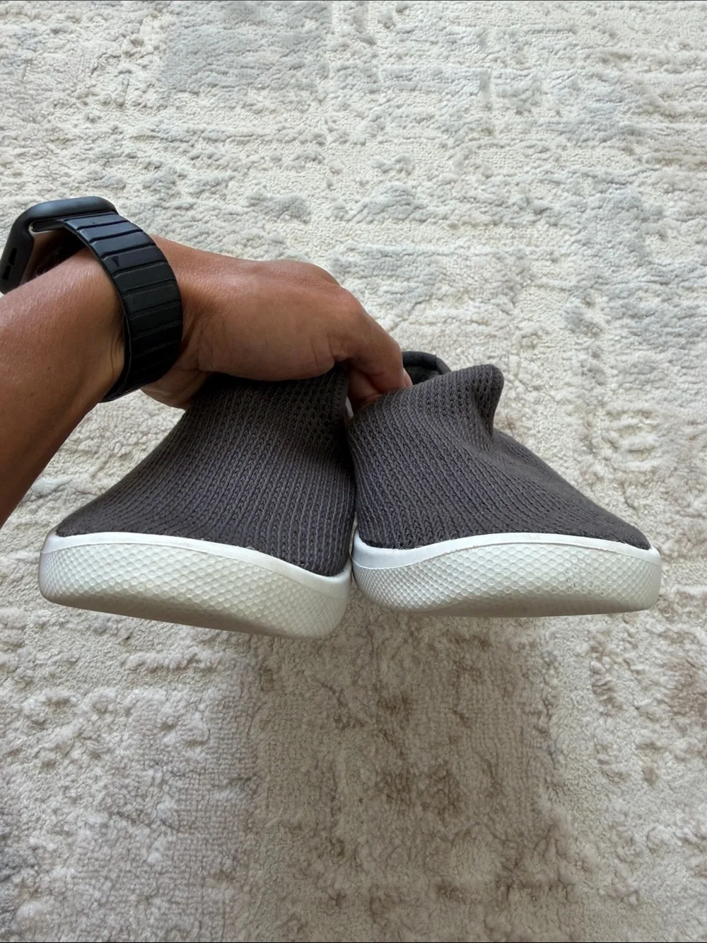 allbirds Women’s Slip-On Knit Sneaker - Charcoal Gray